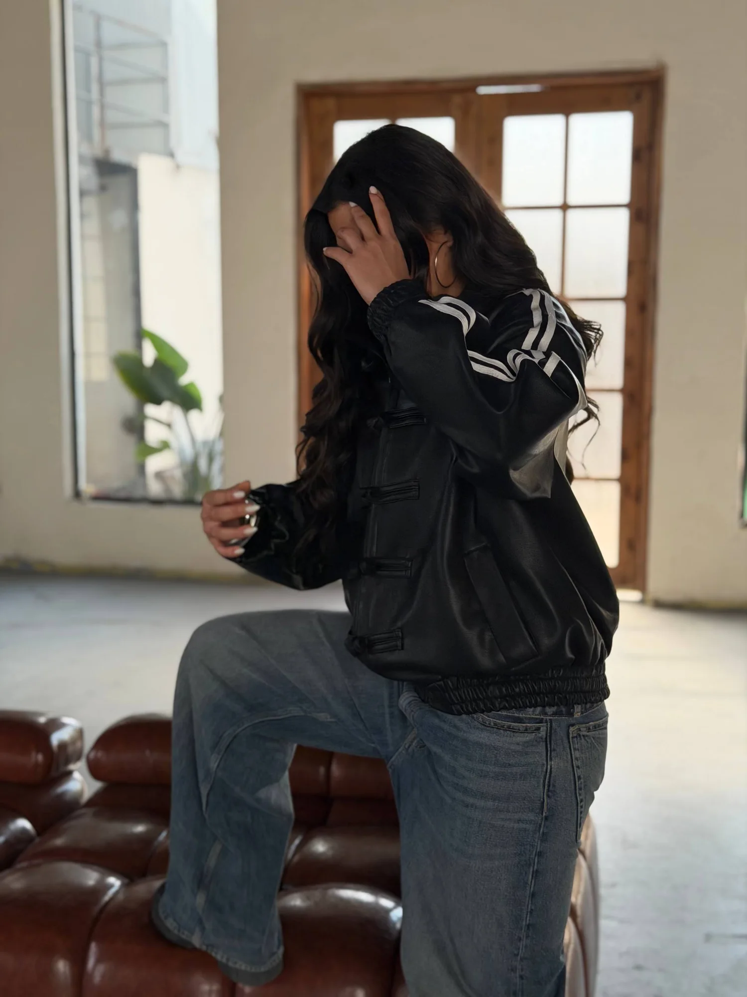 Adidas Leather Jacket