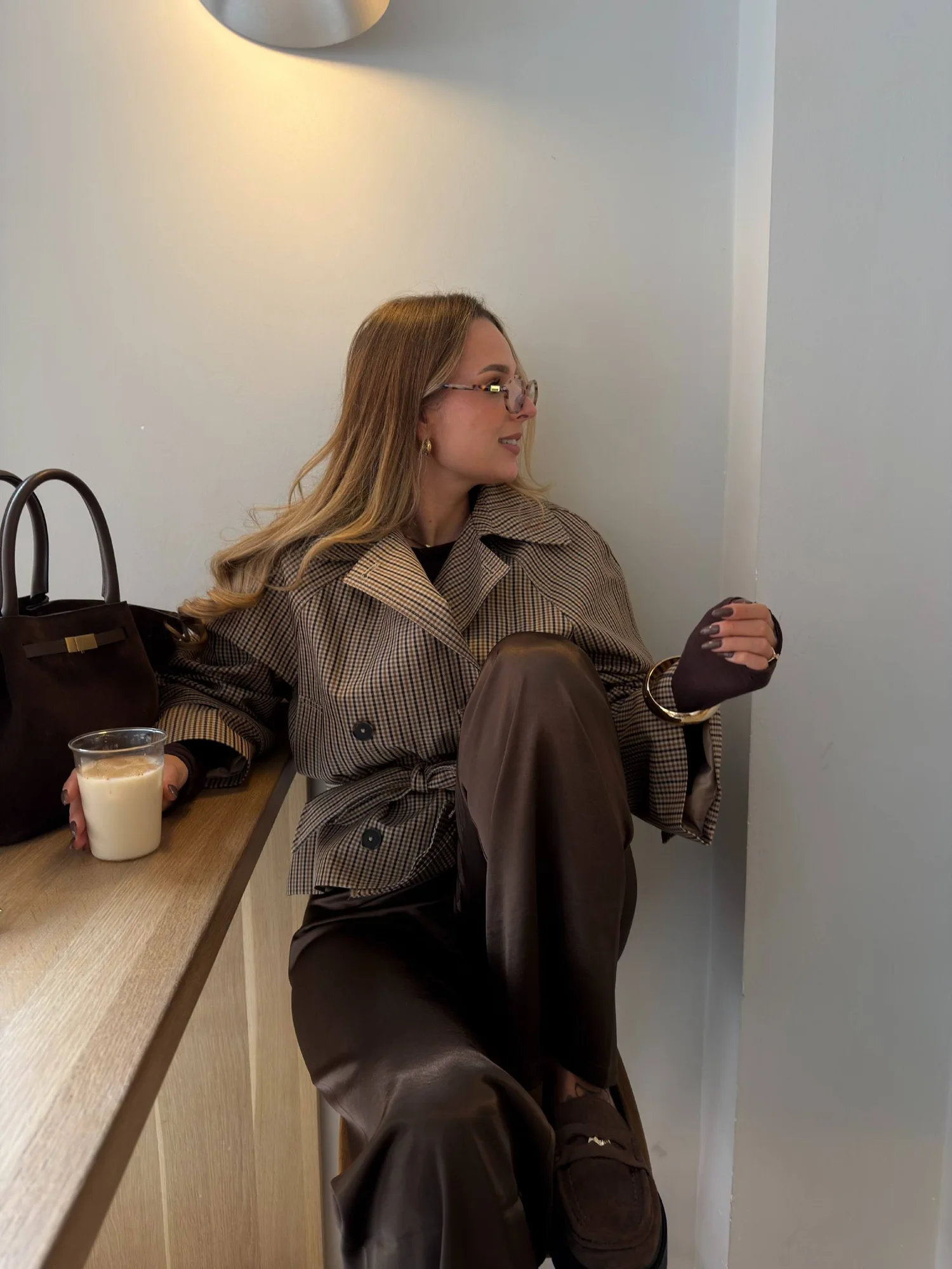 Cropped Tranch jacket