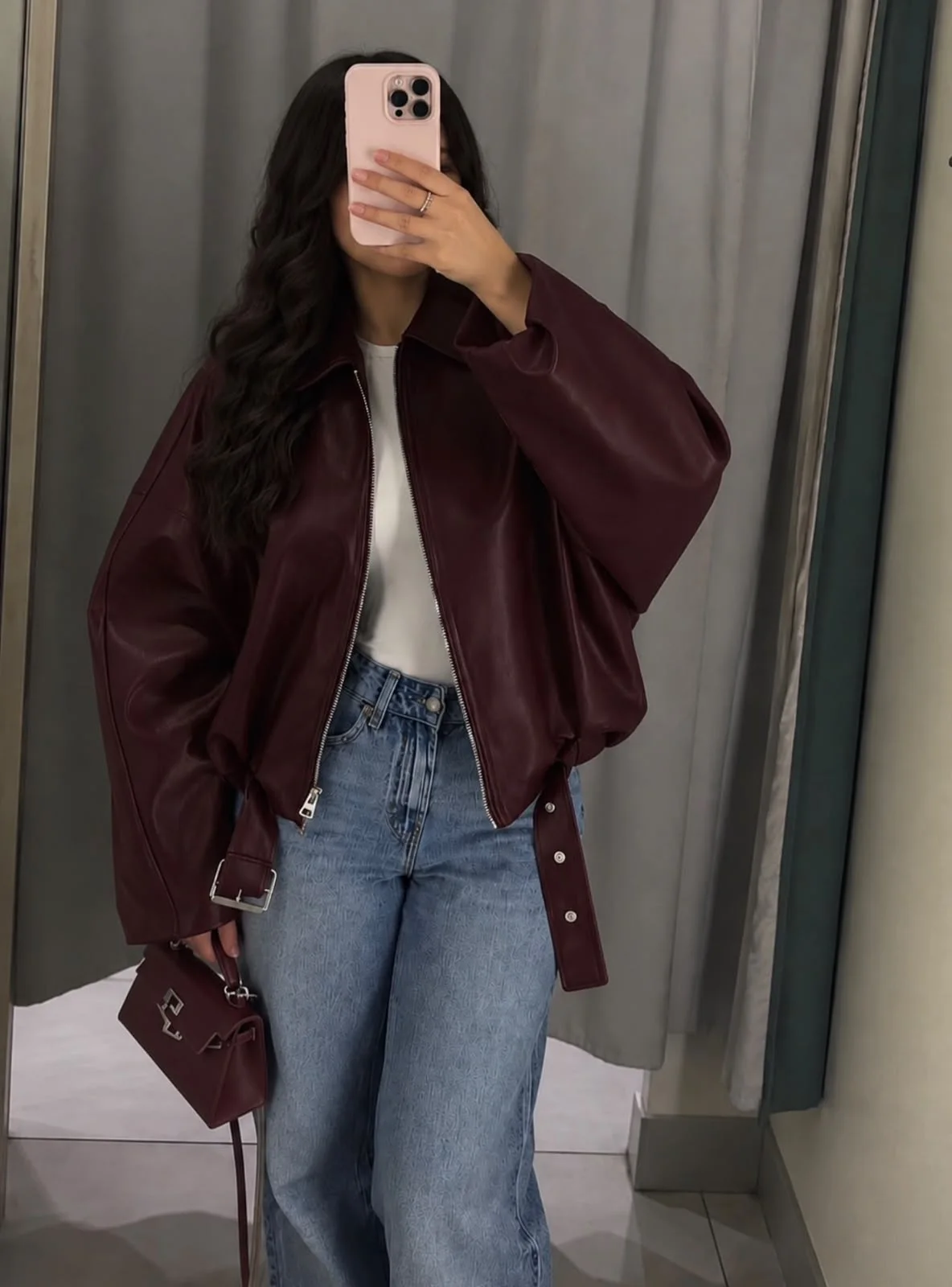 Zipper Leather Jacket