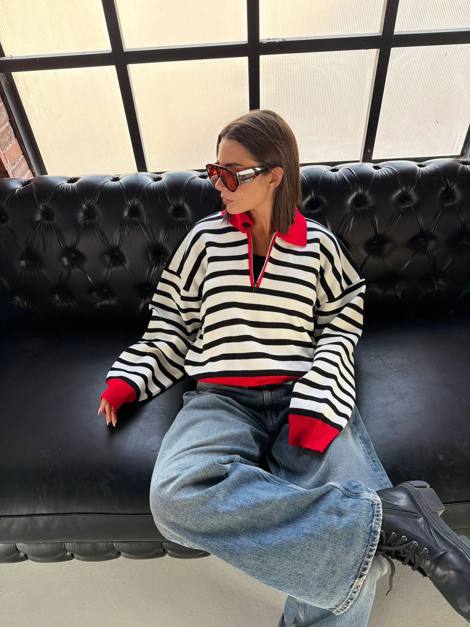 STRIPPED PULLOVER