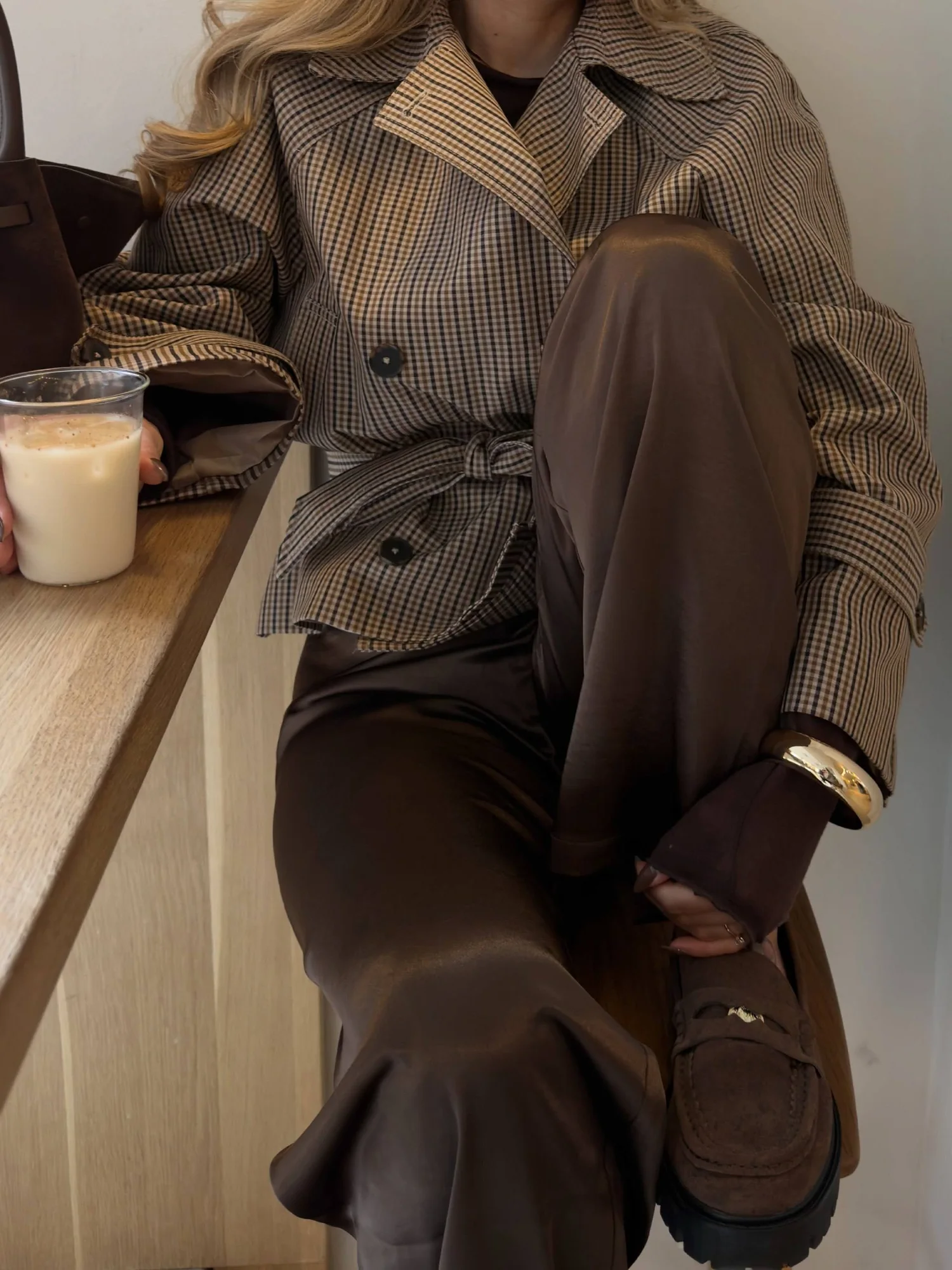 Cropped Tranch jacket