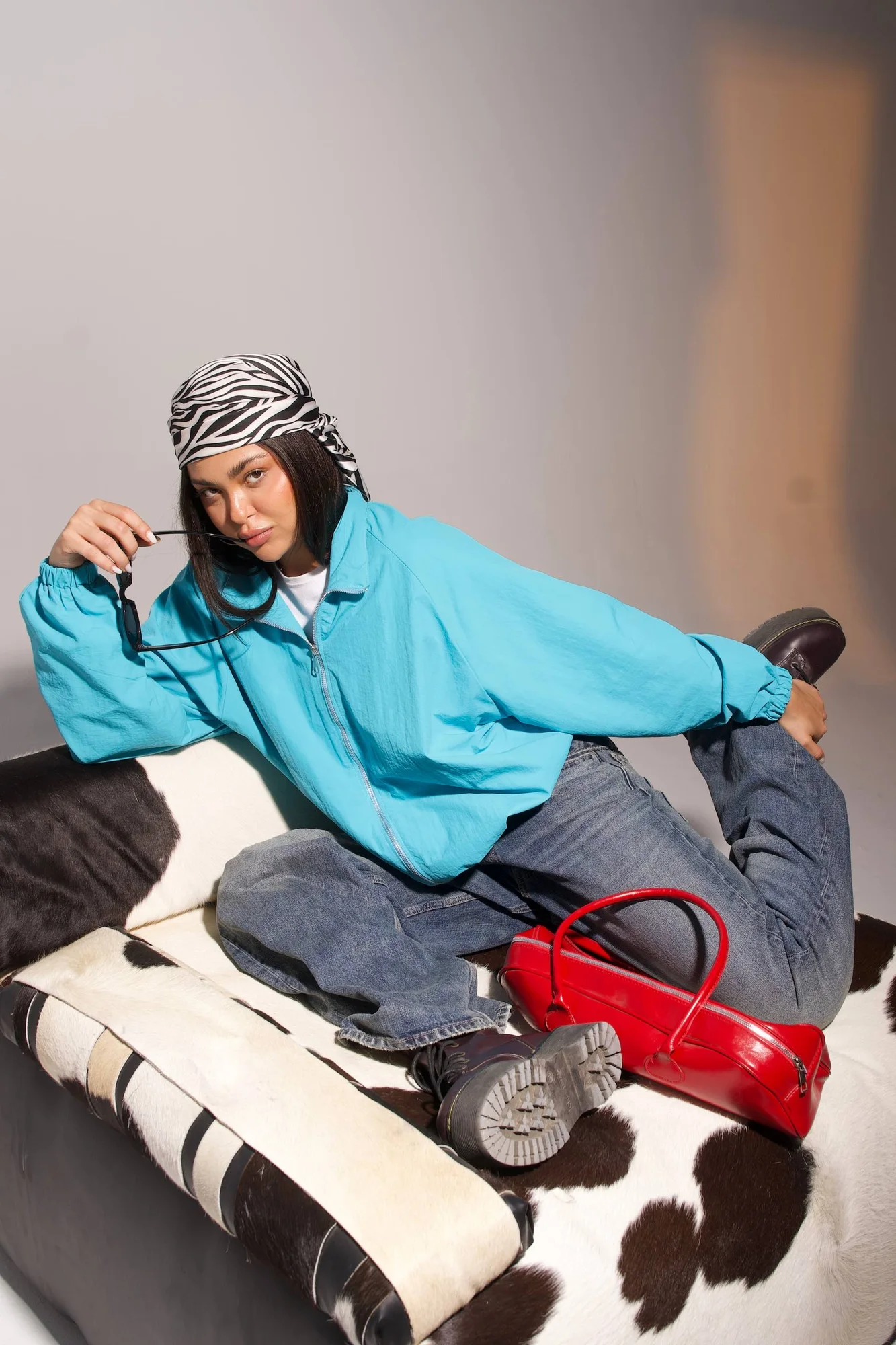 Waterproof babyblue Jacket