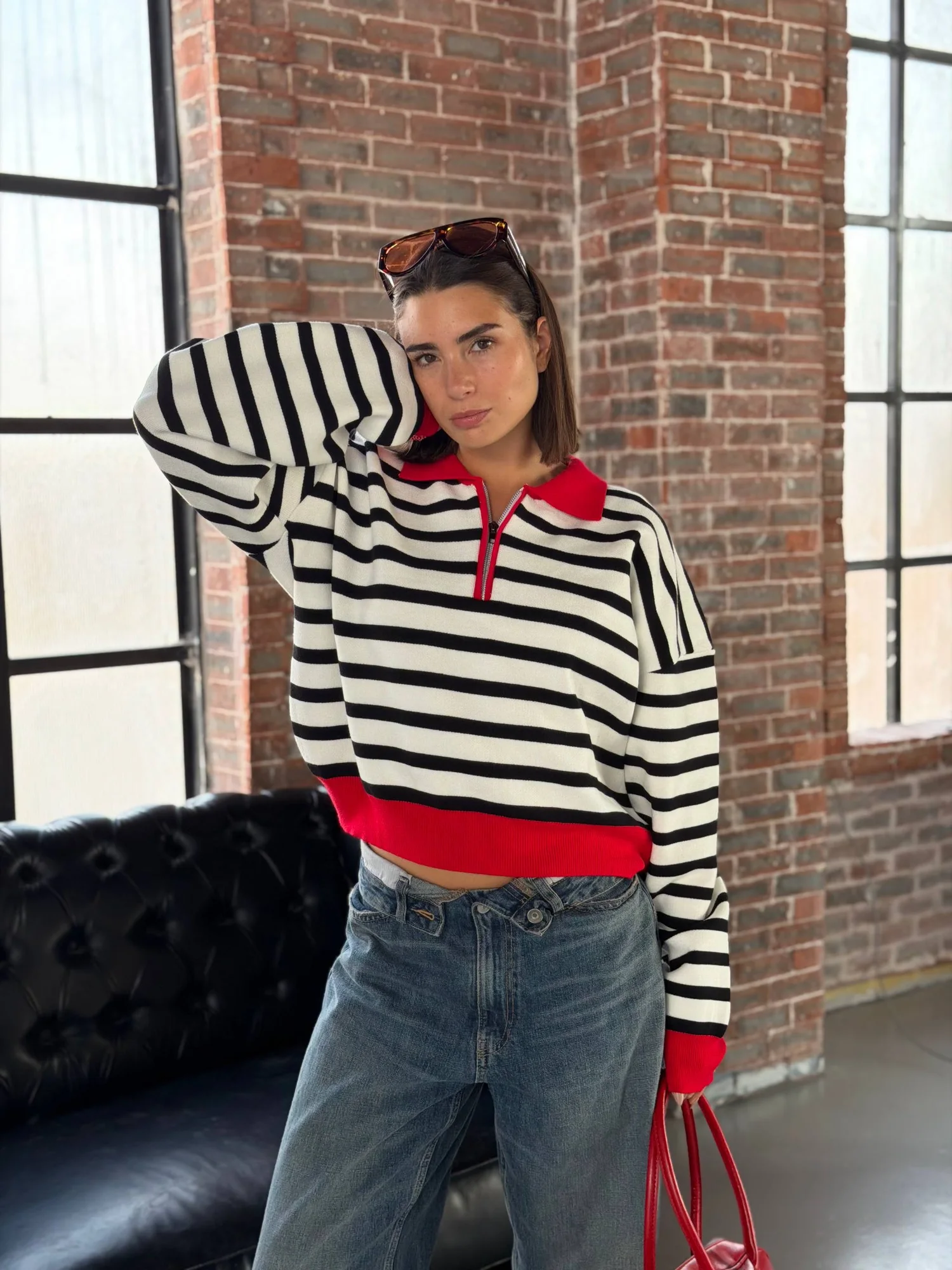 STRIPPED PULLOVER